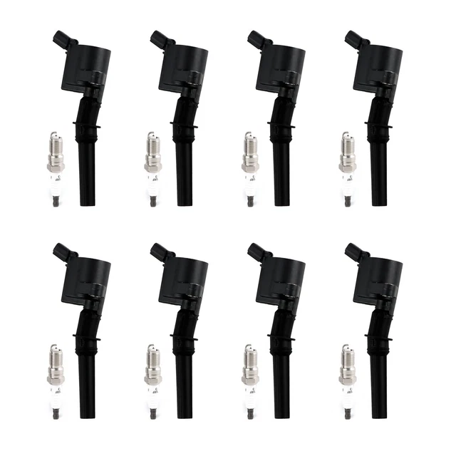 8PCS Ignition Coils + Iridium Spark Plug SP479 for Ford F150 F250 F350 F450 F550