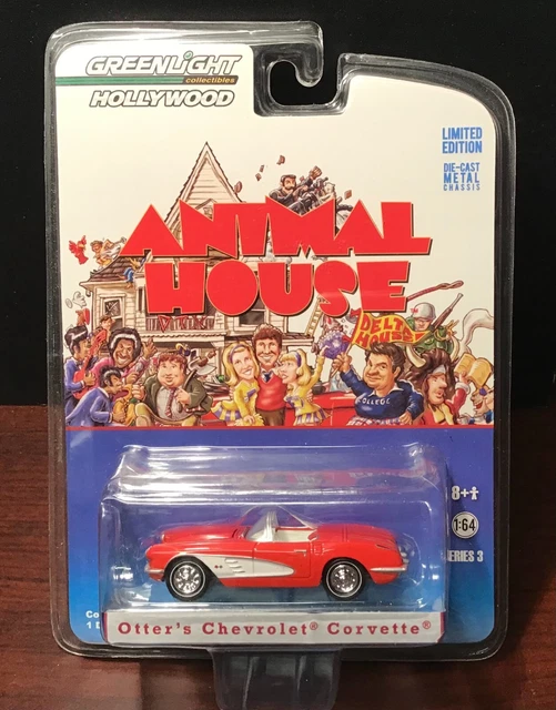 Chevrolet Corvette 1959 – Modèle Greenlight Hollywood – Échelle 1:64 – Cabriolet Rouge – Boîte Réf. 44630 – Neuf