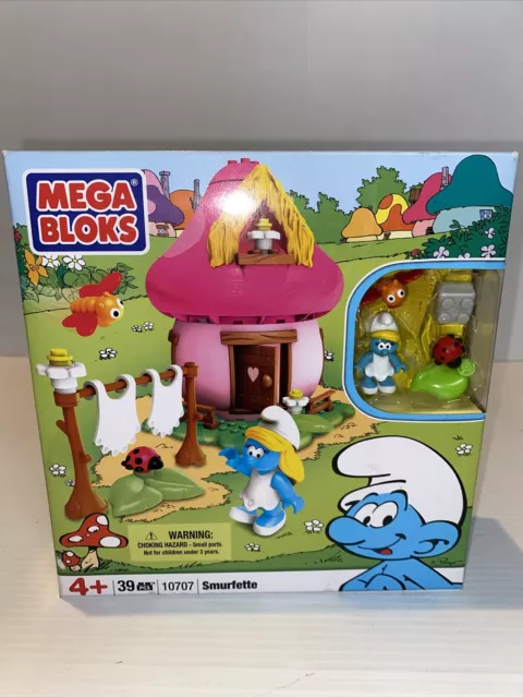 Mega Bloks The Smurfs Schoolin’ Smurfs Playset #10768 Loose 2013 Complete