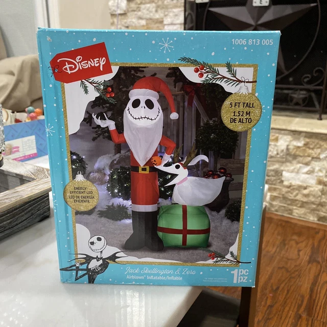 DISNEY JACK SKELLINGTON &Zero Inflatable Airblown Nightmare Before