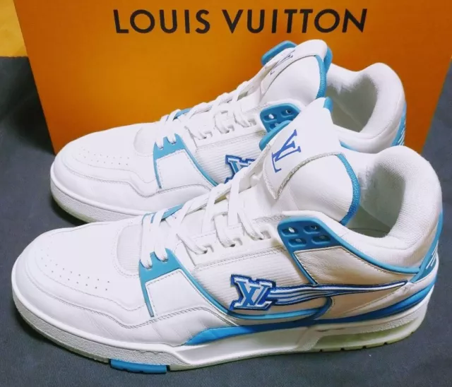 🔥NEW LOUIS VUITTON LV Trainer Sneaker LV 12 White Monogram Virgil Abloh  #54 HOT