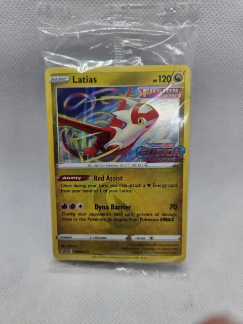 Latias Sealed Fusion Strike Promo Pack Swsh171 Pokemon Trading Card Game