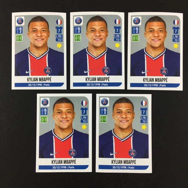 Sticker Panini Championnat Foot 2019/2020 Kylian Mbappe Paris