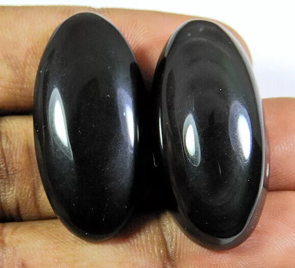 89Cts. Arc-en-ciel obsidienne naturelle œil de chat Quartz pierre précieuse...