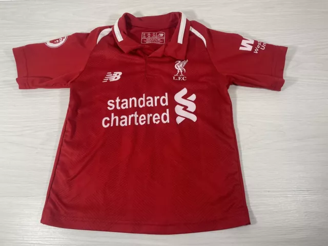 Liverpool FC 2018/19 Home Shirt M Salah 11 Football Shirt Size 3XS 3-4 Year