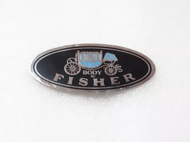 Corps Par Fisher Massif Laiton Décalque Emblème Plaque Chevy Camaro 1967-69 (