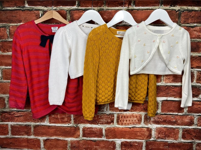 GIRLS BUNDLE AGE 2-4 JOHN LEWIS HEIRLOOM H&M MAMAS&PAPAS etc CARDIGAN SET 104CM