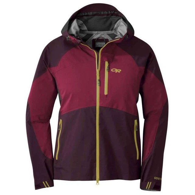 OUTDOOR RESEARCH WOMENS Optimizer Goretex Active Jacket Small Gray