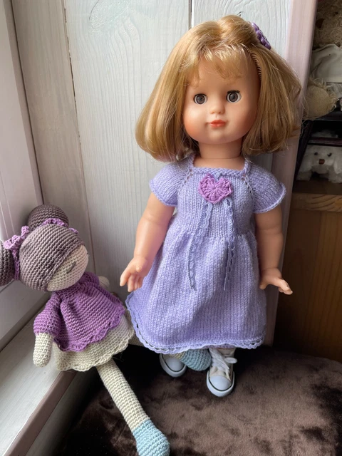 Tenue Complète Laine 38 Cm Pour Poupée Moppets Meadow - Fait Main France