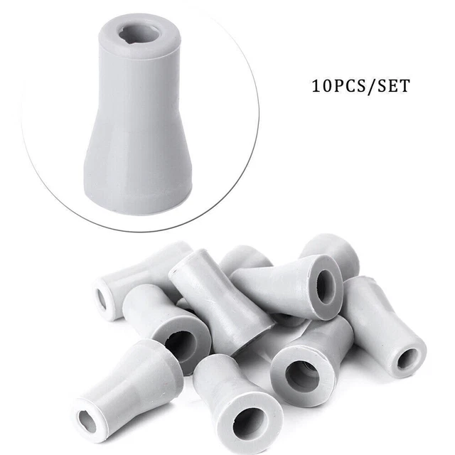 10pcs Dental Oral Saliva Ejector Rubber Valve Snap Tip Adapter Gray tb