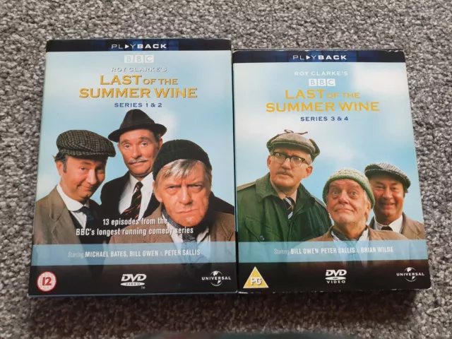 Last Of The Summer Wine Seasons 1 to 4 DVDs Pal BbC classic britishComedy drama