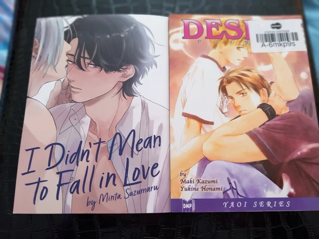 2 x yaoi bl manga i didnt mean to fall in love and desire (both mature rated)