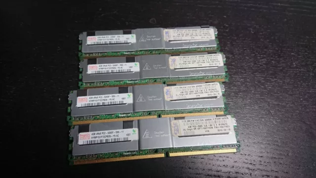 16Gb RAM HYNIX HYMP151F72CP8D5-Y5 DDR2 PC2-5300F-555 (4GB x4) ECC IBM LENOVO