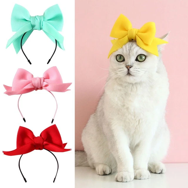 para mascotas cinta para el pelo gato tocado mascota peluche perro moño mosca