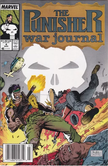 The Punisher War Journal #4: Marvel Comics (1989)  VF+  8.5