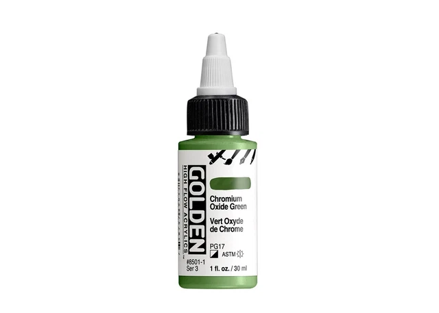 Alto Flujo Dorado: Verde Óxido De Cromo (30Ml)
