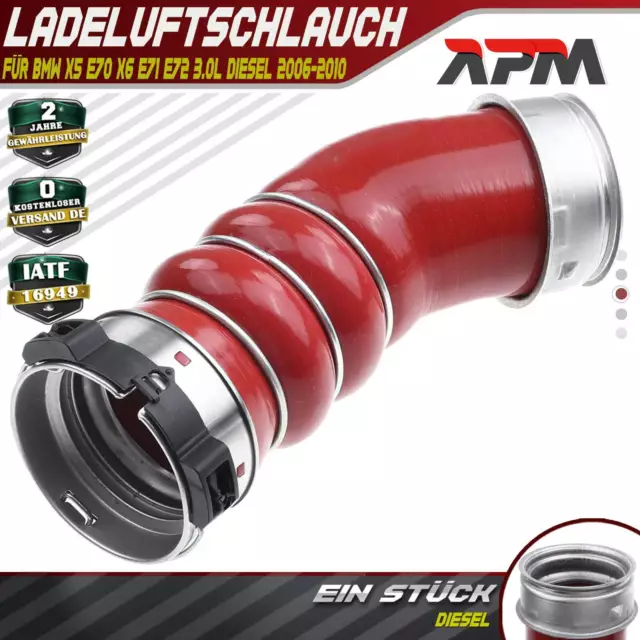 Ladeluftschlauch Turboschlauch für BMW X5 E70 X6 E71 E72 3.0L Diesel 2006-2010