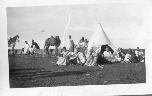 Cpa Maroc Fez Real Photo Card Fevrier 22, 1915 Revue Les Serviteurs Du Pach