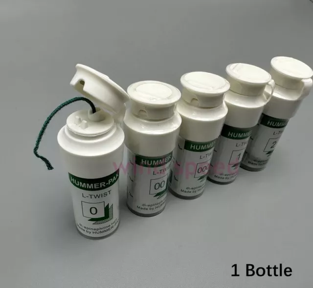 1 Bottle 2M Dental Gingival Retraction Knitted Cord Thread Size 000, 00, 0, 1, 2