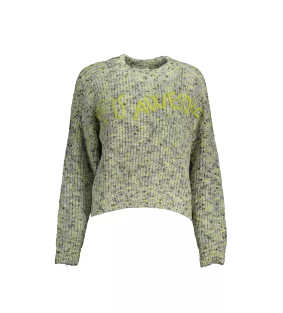 DESIGUAL Maglione Verde Donna Tg XL