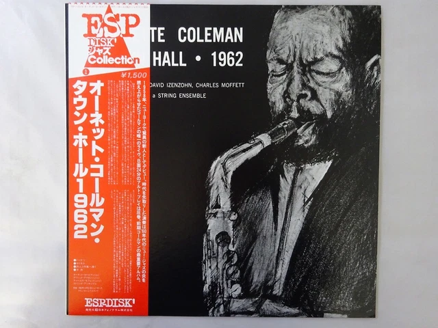 ORNETTE COLEMAN TOWN HALL 1962 ESP DISK BT5001 Japan VINYL