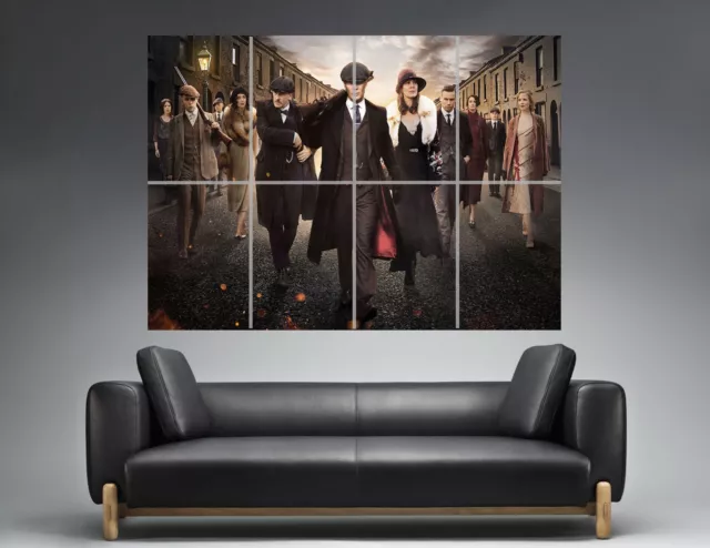 Peaky Blinders PosterThomas Shelby Serie TV New Wall Art Grand format A0