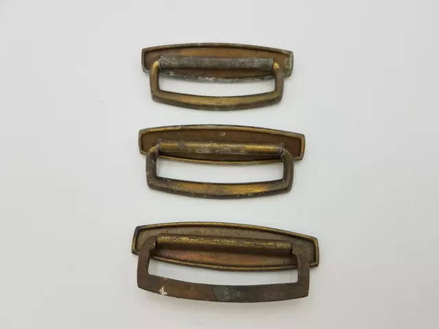 3 pièces boutons de quincaillerie de commode similaires poignée de tirage meubles vintage