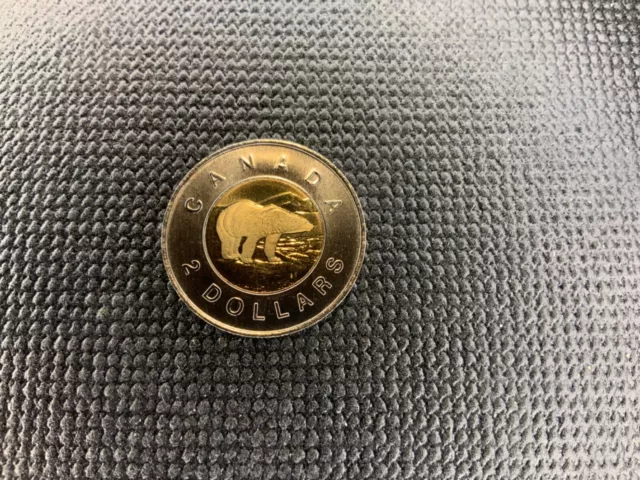 CANADA 1997 PROOF-LIKE 2$ Toonie Two Dollar Coin. UNC