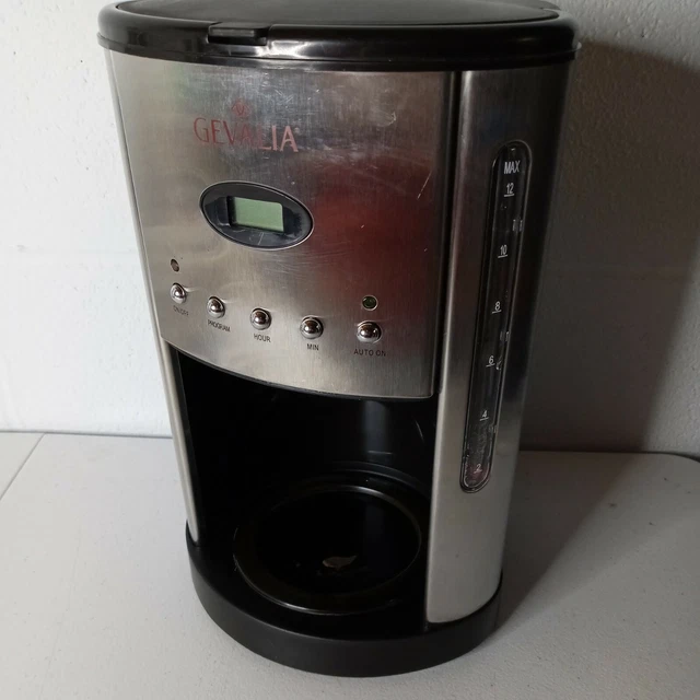BASE ONLY GEVALIA KAFFE Black 12 Cup Programmable CM500 Automatic Coffee Maker