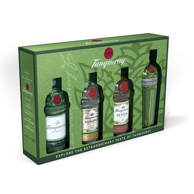 Tanqueray Exploration Pack mit Tanqueray London Dry Gin, Tanqueray No. Ten, Tanq