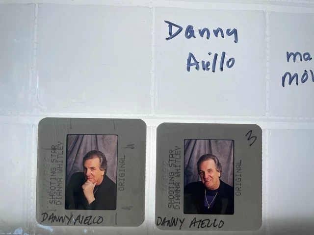 Dw5-804 Danny Aiello Lot (2) 35Mm Orig Slide Via Dianna Whitley
