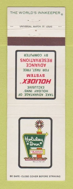 Matchbook Cover - Holiday Inn Dedham MA