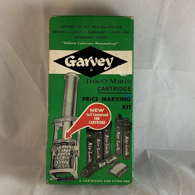 VTG GARVEY PRICE Marking Kit InkOMatic box MODEL 157 9.99 PicClick