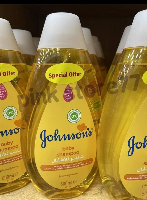 2X Johnson's Baby Tear Free Gentle Baby Shampoo, 700 ml + 500 ml شامبو جونسون