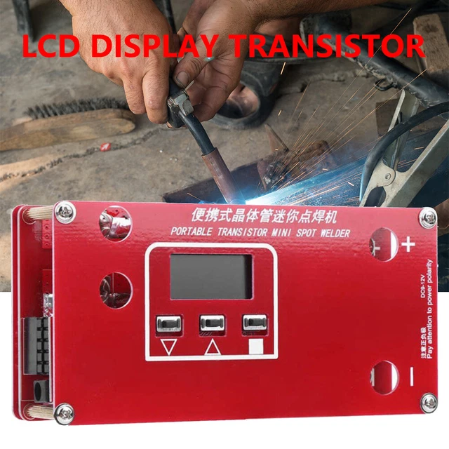 Poste à Souder Par Points Portable DC 12V - Mini Soudeuse à Transistor Avec écran LCD - Neuf
