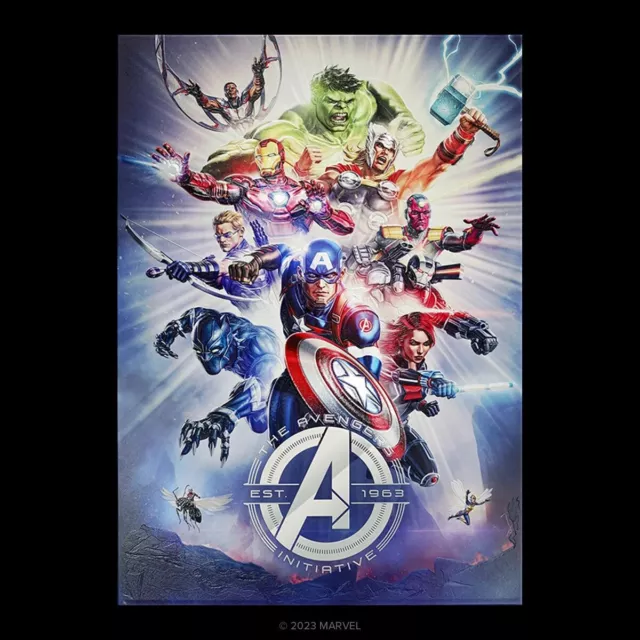 Displate Limited Edition The Avengers™ 3D Effekt xxx/1000 45x32cm