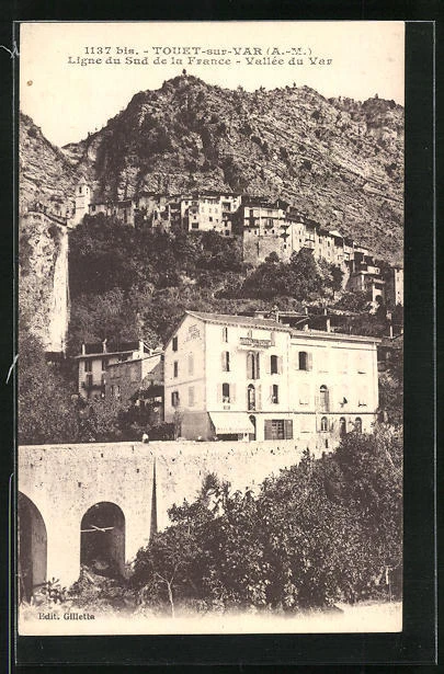 CPA Touet-sur-Var, Vallée du Var