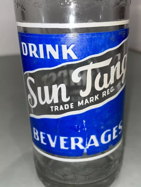 SUN TANG BEVERAGES acl 10 oz Soda Bottle DUMAS ARKANSAS Painted label Ark