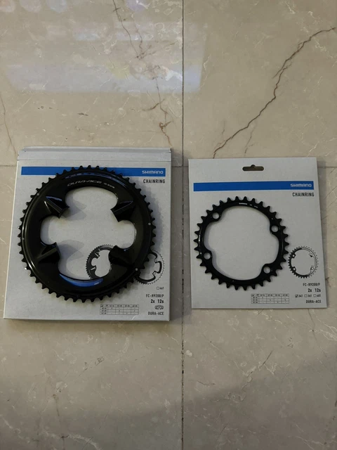 Gros plateau vélo route Shimano Dura-Ace FC-R9100 - 50, 52, 53, 55