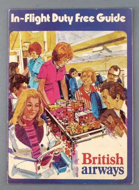 British Airways Inflight Duty Free Guide Vintage Airline Brochure Ba