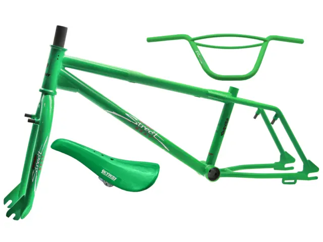 Skyway BMX Street Beat Replica Frame/Fork/Handlebar Kit Green 21.0 TT