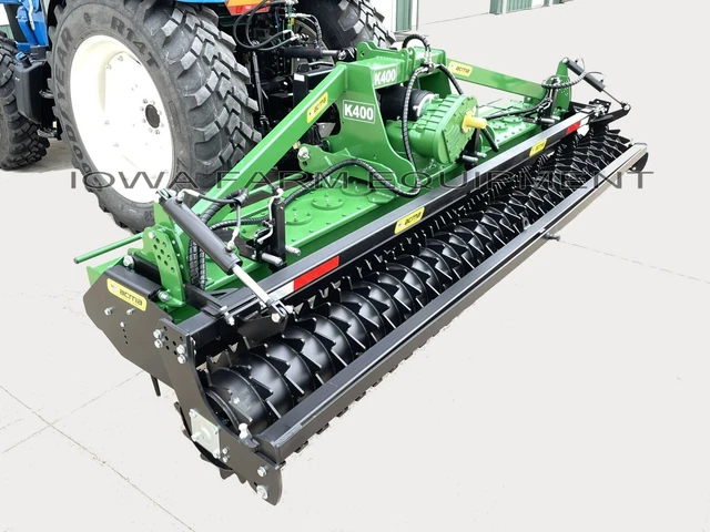 ACMA K300, 10' H-Duty Power Harrow, XW Packer Roller: QH Comp 110-250PTO HP GBox