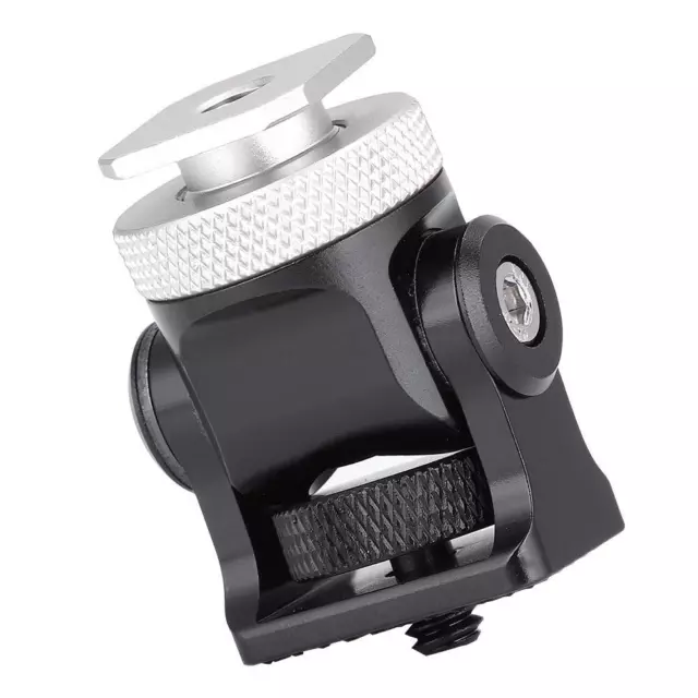 Hot Shoe Mount Shoe Flash Microph Flash Microph 1/4 pollici Supporto Fotocamera a vite Chiave a staffa