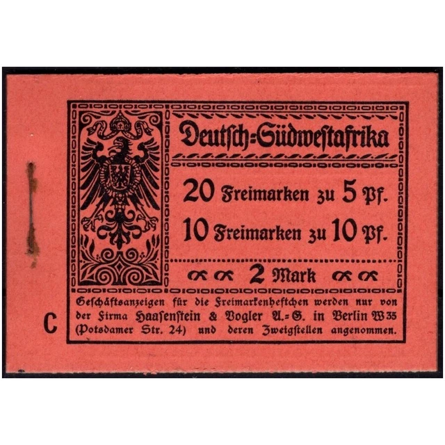Deutsch Südwestafrika MH 3 IB postfrisch