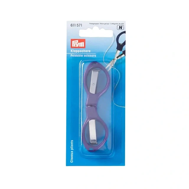 Tijeras plegables Prym 10 cm plegables coser bordado ganchillo de punto 611571