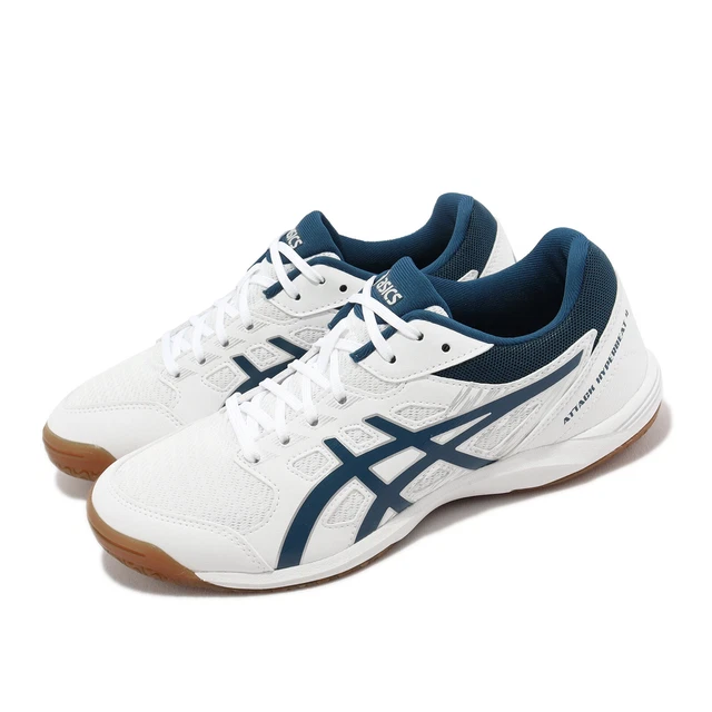 Asics Attack Hyperbeat 4 White Mako Blue Gum Men Unisex Table Tennis 1073A056100