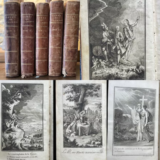 🌓 UNIQUE Le Comte Valmont ou les égarements de la raison 1775-1778 5 volumes