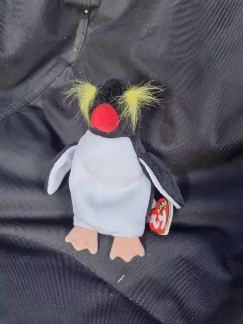 Ty Beanie Babies 2000 Frigid the Penguin Beanie Baby Soft Plush Toy With Tags