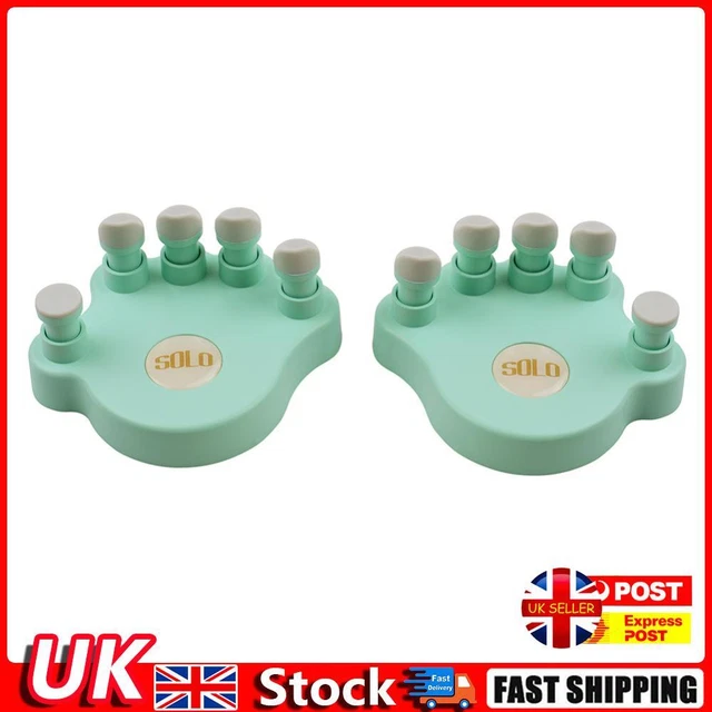 1 Pair Piano Finger Trainers Hand Strength Exerciser for Beginner (Green) Hot