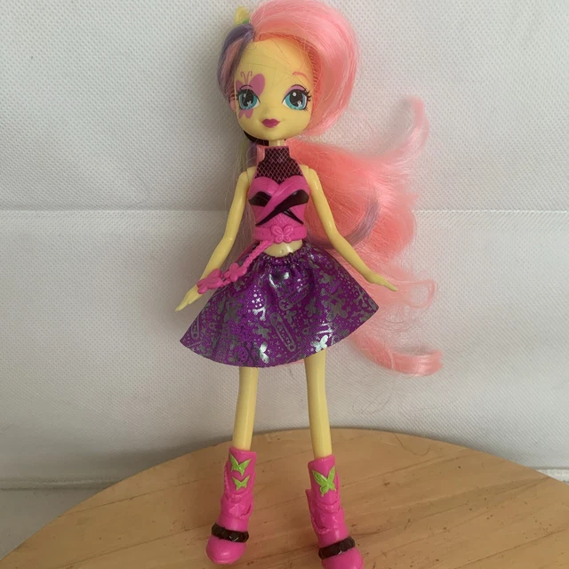 MY LITTLE PONY Equestria Girls Rainbow Rocks Fluttershy Doll (Box9) £9. ...